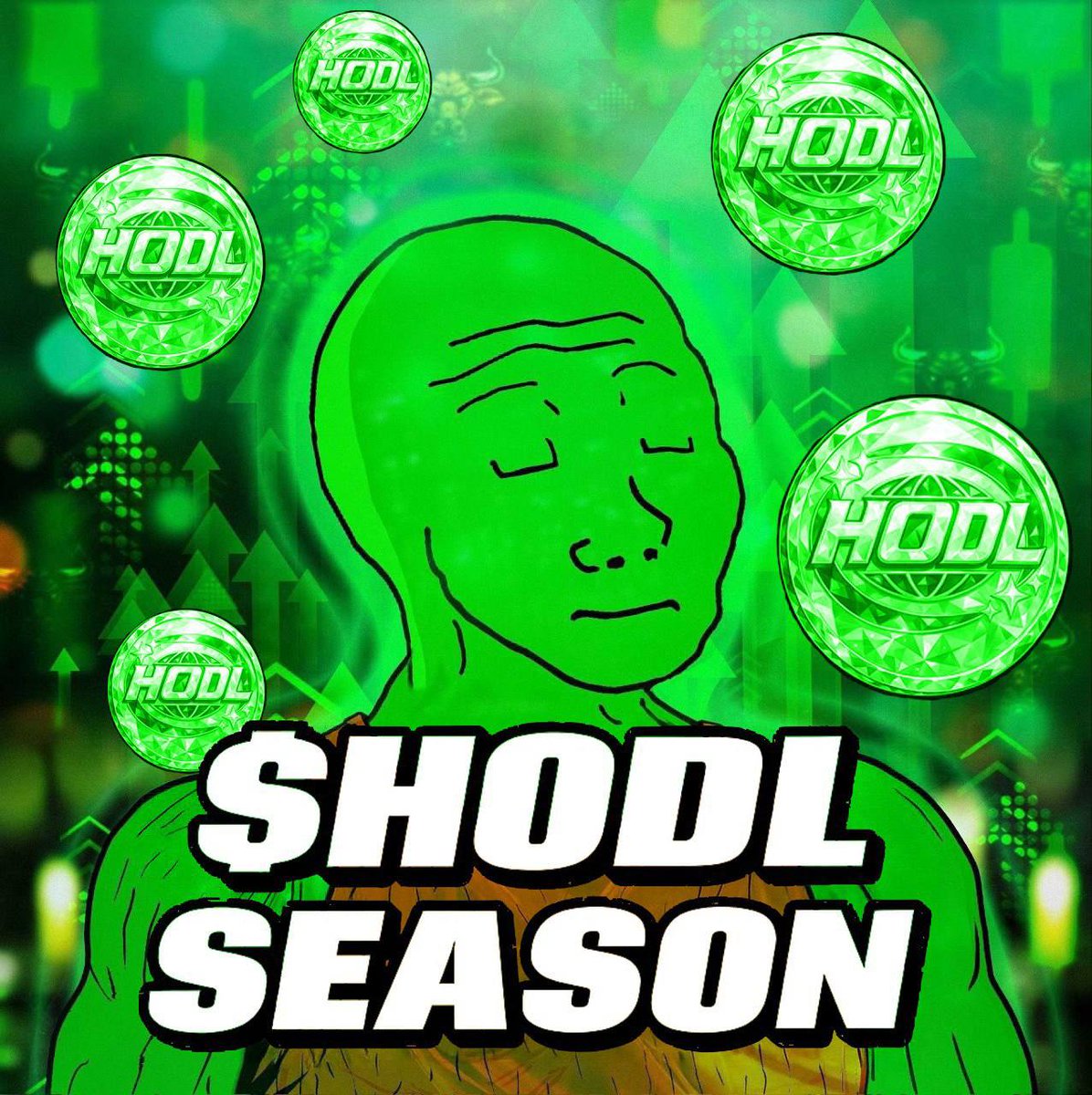 Stop being so emotional. Let the FUD flow through you. Embrace the green. Become one with the Wojak.

$HODL SEASON IS HERE. 🌿

No more panic selling. No more paper hands. Only diamond-clad conviction. This is the awakening.