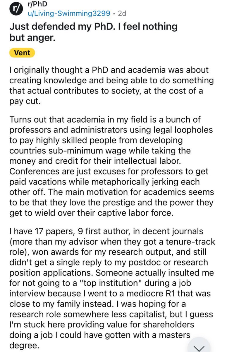 Academia is deeply flawed