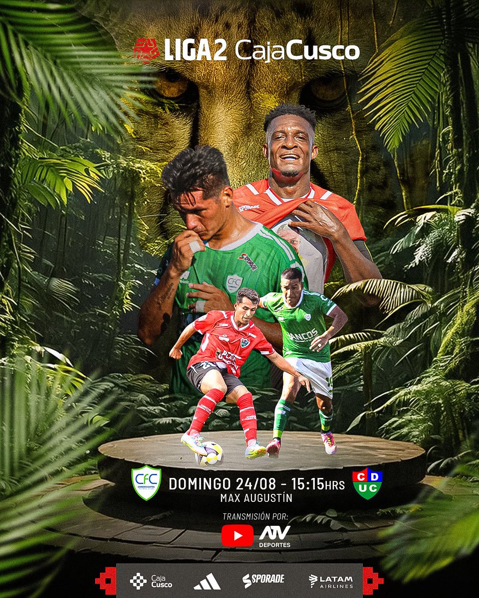 🌴𝗖𝗵𝗼𝗾𝘂𝗲 𝗱𝗲 𝗽𝗼𝗱𝗲𝗿𝗲𝘀 𝗲𝗻 𝗹𝗮 𝗦𝗲𝗹𝘃𝗮 🔥

📺 Mira 90 minutos de pura emoción en el 𝐶𝑙𝑎́𝑠𝑖𝑐𝑜 𝑑𝑒𝑙 𝑂𝑟𝑖𝑒𝑛𝑡𝑒 por YouTube ATV Deportes.

#Liga2CajaCusco