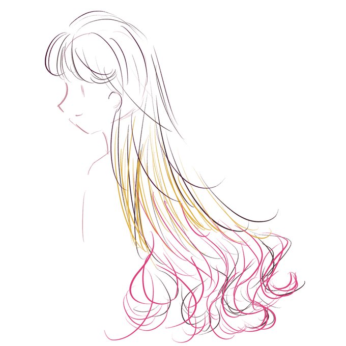 今日こういう髪型(色)の女児(小低くらい)見て神だった 