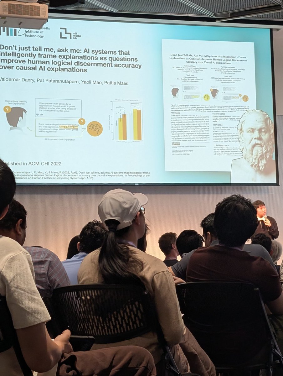 Honored to speak at the MIT <a href="/medialab/">MIT Media Lab</a> about our upcoming <a href="/Aubrai_/">Aubrai</a> launch and <a href="/BioProtocol/">Bio Protocol</a> 

Every talk is about Augmenting Human Intelligence and leveraging AI to accelerate human flourishing

The halls are buzzing with energy, you can feel the future  is coming fast