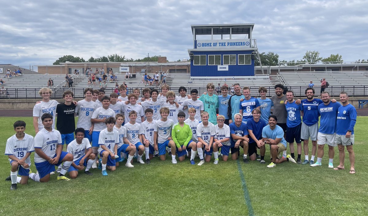DuchesneSoccer's tweet image. 2025 Blue/White Scrimmage.  #ForeverPioneers