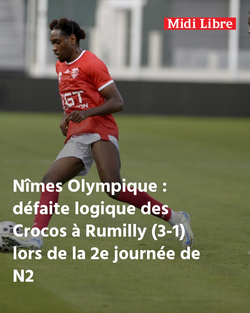 Nîmes Olympique : défaite logique des Crocos à Rumilly (3-1) lors de la 2e journée de N2
➡️ l.midilibre.fr/SmO2