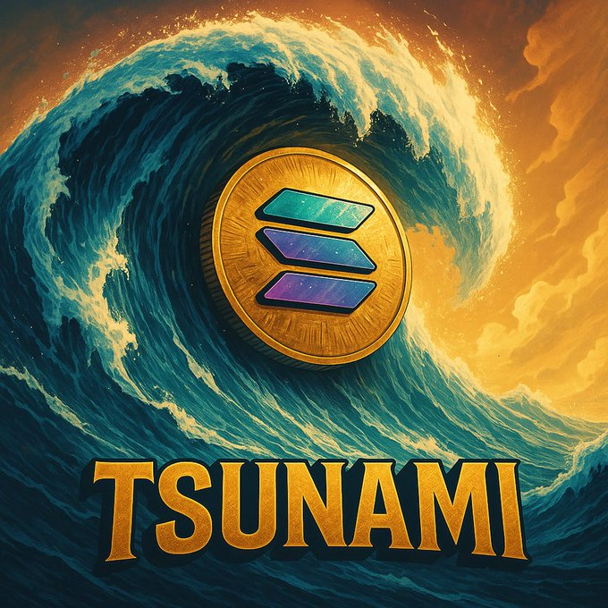 $TSUNAMI isn’t part of the cycle. It breaks it. 🌊🛑

#tsunami #CryptoTsunami #memecoin #Solana #hiddengem $SOL