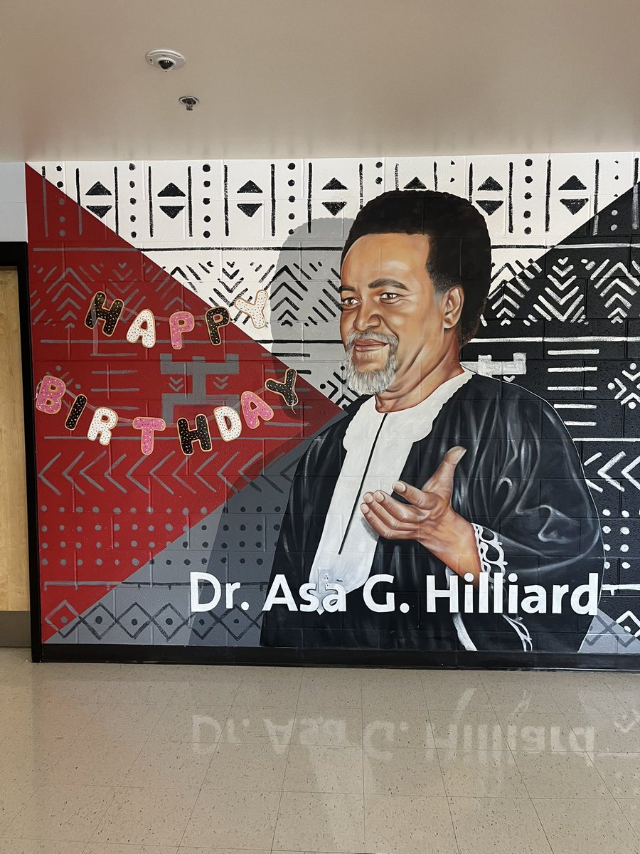 Yesterday, we celebrated the birthday of the late Dr. Asa G. Hilliard! 🎉 We are forever grateful for the influence he had in education. We are honored to continue to teach and learn at a school that was named in his honor! <a href="/TiambiWalker/">Tiambi Walker</a> <a href="/CJohnsonCST/">Candice E. Johnson, Ed.S</a> <a href="/DrAShowers/">Alyse Showers, Ed.D.</a>