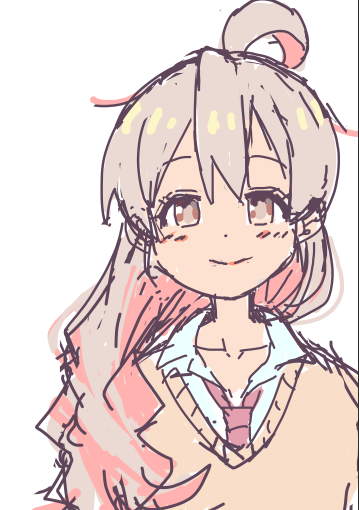 緒山真尋 「」|たまＸのイラスト