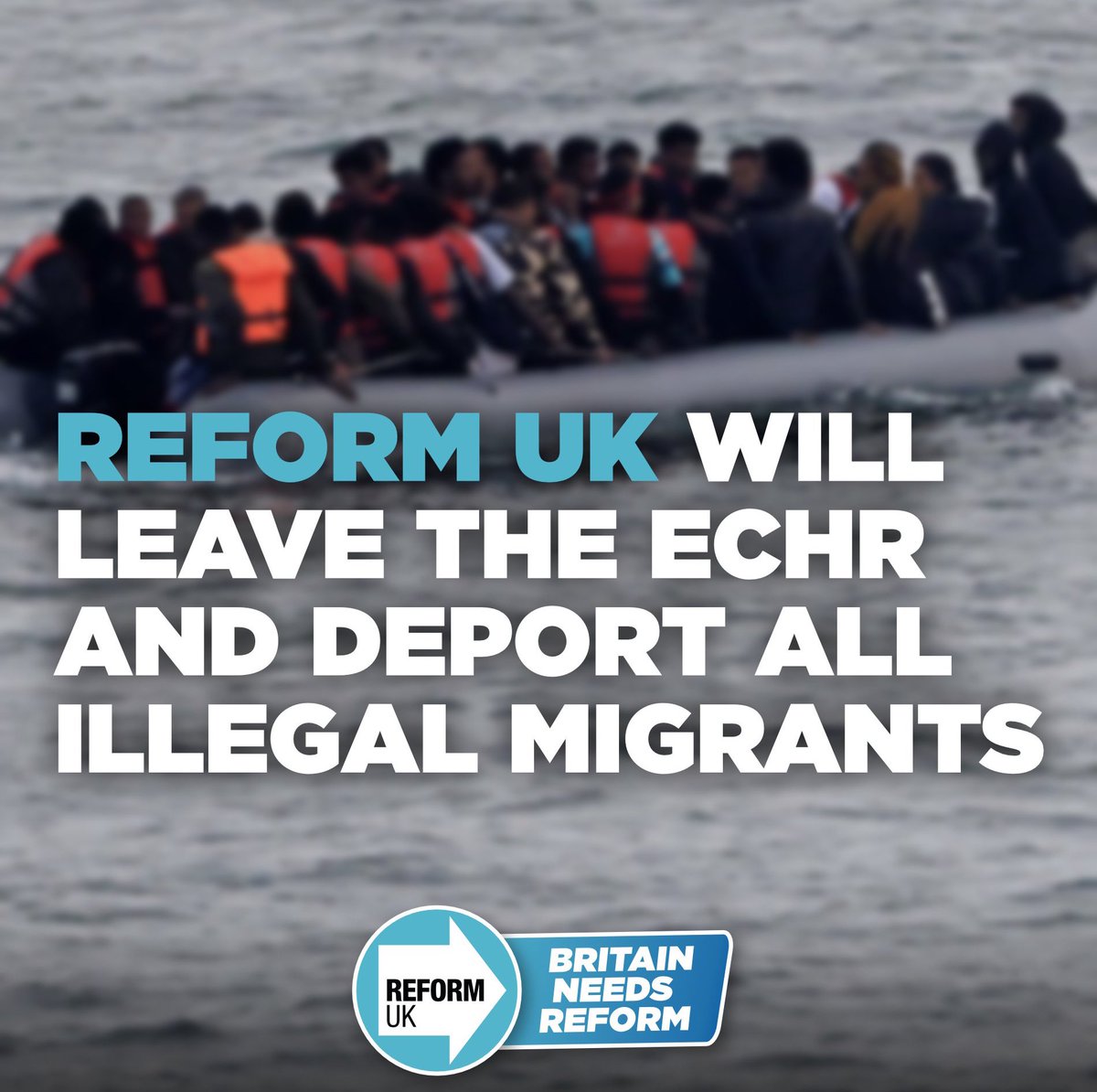 🚨BREAKING: Reform pledges to deport 1.2M illegal immigrants, stating:

“Our plan is to deport all of them, using every state instrument to ensure it happens."

What do you think of this?