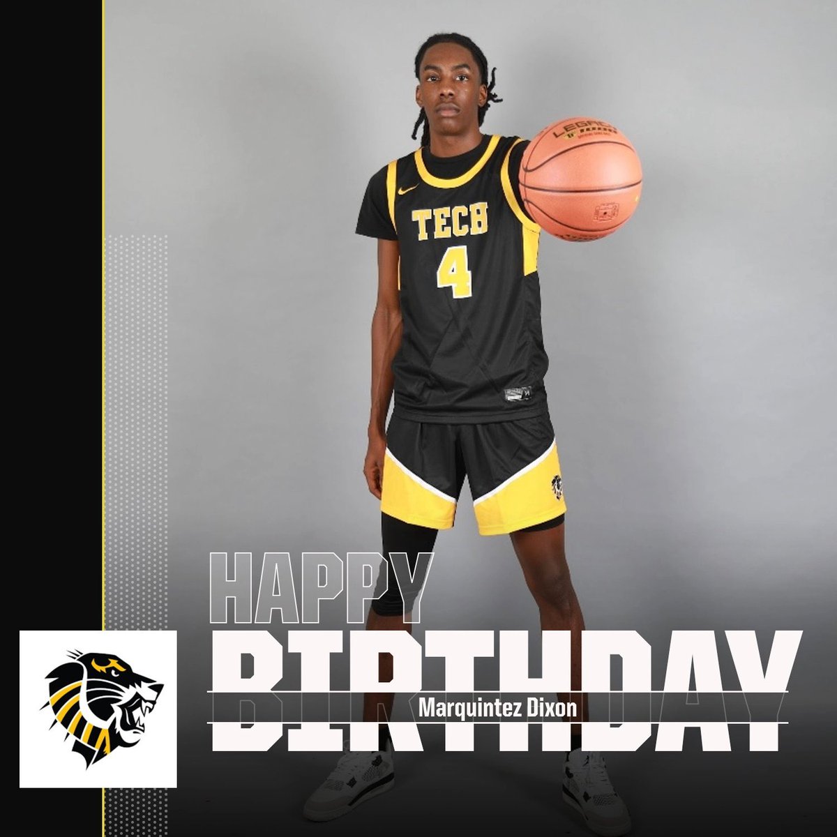 TechTigersMbb's tweet image. Tiger Fans Let’s wish our Sophomore Forward 
Marquintez Dixon a Happy Birthday‼️

#respectthetech #techtigers #FHNW
