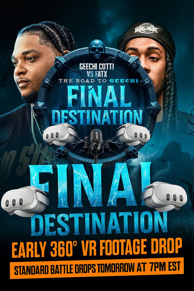👑 We gave y’all something special ! <a href="/GeechiGotti/">illumigotti</a> vs <a href="/LookAtFATX/">Fatx 🏚️🖤</a> just dropped EARLY in 360° VR 🎥🔥
Experience the battle like you’re in the building!
🚨 The standard version drops TOMORROW… but you can watch the VR edition exclusively! 
youtu.be/L_hBflt0pW4?si…