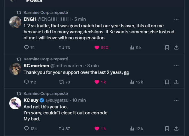 Les 3 seuls qui peuvent tweet imo