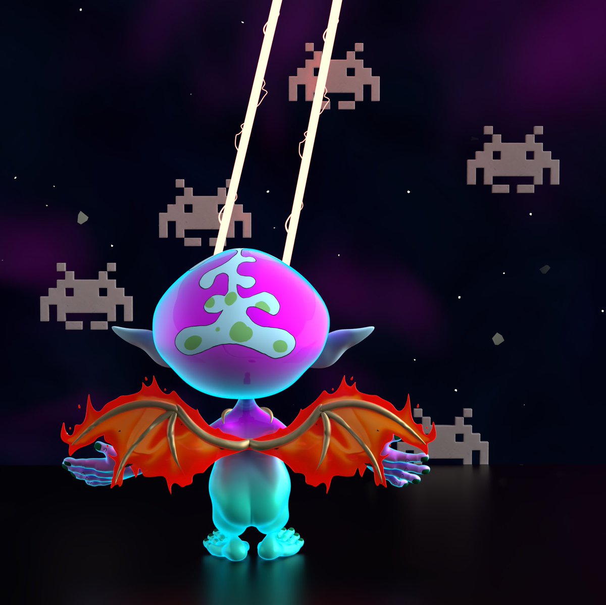 M00NAP3R (@moonap3r) on Twitter photo Me dragonfire, laser eyed Moon Ape loves a good game of blast the space invaders - no messing about in <a href="/MoonApeLab/">Moon Ape Lab</a> we got our eyes peeled π Me dragonfire, laser eyed Moon Ape loves a good game of blast the space invaders - no messing about in <a href="/MoonApeLab/">Moon Ape Lab</a> we got our eyes peeled π