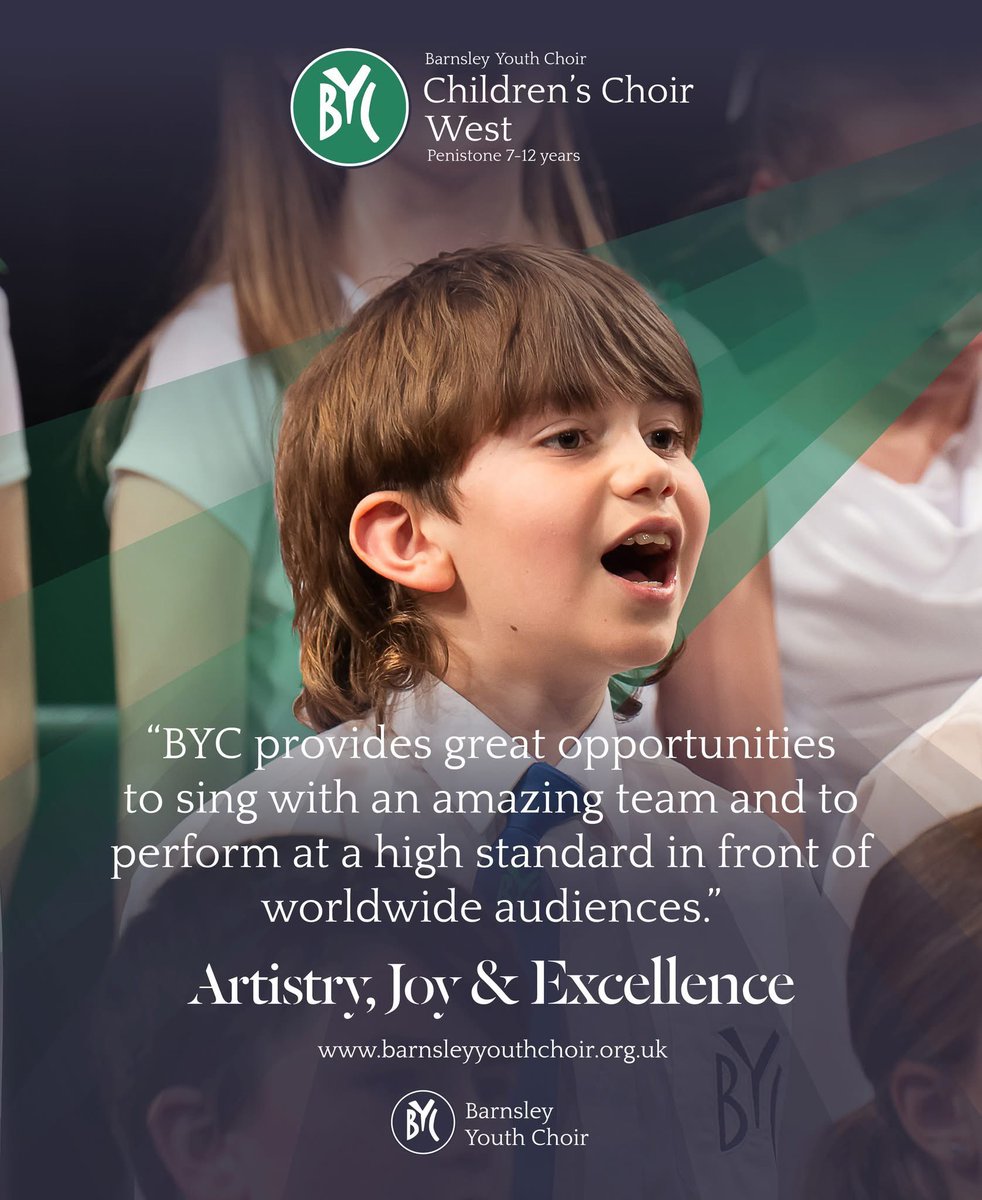 Barnsley Youth Choir (@barnsleychoir) on Twitter photo Choirs available in Penistone for children aged 0-12 years old, and choirs in the centre of town for 12-24 years old. Get in touch - we’d love to hear from you!
Apply here - tinyurl.com/JoinBYClink
<a href="/PenistoneTeam/">Barnsley Penistone Area Team</a> <a href="/penartsweek/">Penistone Arts Week</a> <a href="/SpringvalePS/">🌈Springvale Primary</a> <a href="/MarieTidball/">Dr Marie Tidball MP</a> Choirs available in Penistone for children aged 0-12 years old, and choirs in the centre of town for 12-24 years old. Get in touch - we’d love to hear from you!
Apply here - tinyurl.com/JoinBYClink
<a href="/PenistoneTeam/">Barnsley Penistone Area Team</a> <a href="/penartsweek/">Penistone Arts Week</a> <a href="/SpringvalePS/">🌈Springvale Primary</a> <a href="/MarieTidball/">Dr Marie Tidball MP</a>