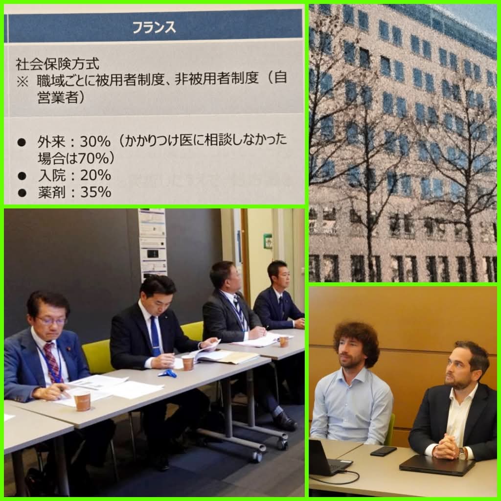 フランスの医療費自己負担は、外来で３割、入院２割。特筆されるのは、ALD(長期療養対象疾患)だ。がん、糖尿病、脳卒中､アルツハイマー型認知症など、高額な治療を要するものは無料となる。仏政府とのヒアリングでも確認した。