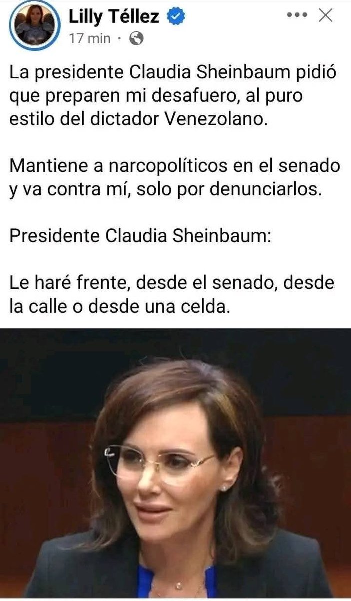 Fer PG (@lamusitapg) on Twitter photo TÍSICA LITUANA-BULGARA <a href="/Claudiashein/">Claudia Sheinbaum Pardo</a> dejá de joder a <a href="/LillyTellez/">Lilly Téllez</a> , detrás de ella somos muchos, pero muchos mexicanos APOYÁNDOLA, al que deberías de preparar el DESAFUERO es al RÁBULA HUACHICOLERO de patán augusto <a href="/adan_augusto/">Adán Augusto López H</a> y la del zacatecano <a href="/RicardoMonrealA/">Ricardo Monreal A.</a> TÍSICA LITUANA-BULGARA <a href="/Claudiashein/">Claudia Sheinbaum Pardo</a> dejá de joder a <a href="/LillyTellez/">Lilly Téllez</a> , detrás de ella somos muchos, pero muchos mexicanos APOYÁNDOLA, al que deberías de preparar el DESAFUERO es al RÁBULA HUACHICOLERO de patán augusto <a href="/adan_augusto/">Adán Augusto López H</a> y la del zacatecano <a href="/RicardoMonrealA/">Ricardo Monreal A.</a>