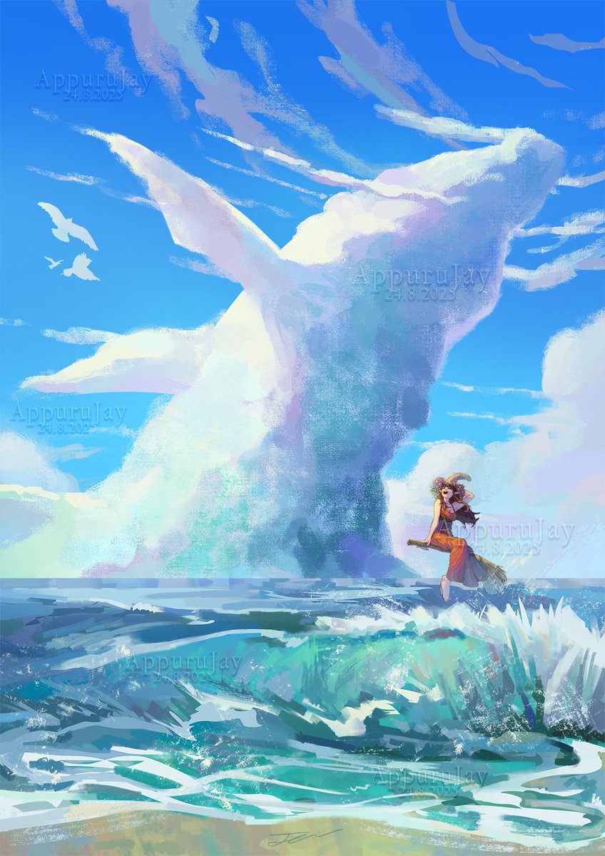 AppuruJay's tweet image. Summer Witch 🧙‍♀️🧹☀️