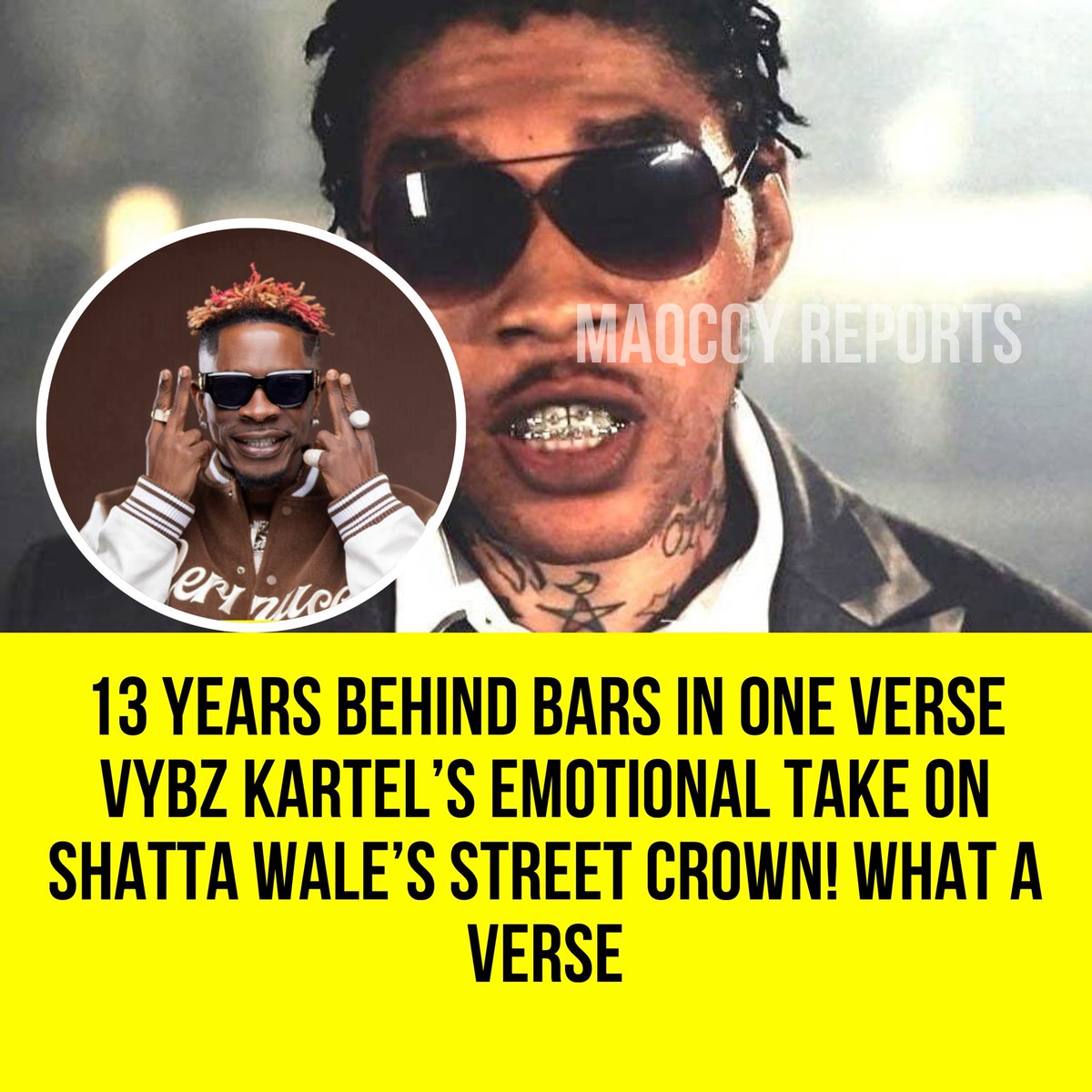 Maqcoy Reports (@maqcoyreports) on Twitter photo BREAKING : When the African Dancehall King, Shatta Wale, dropped Street Crown off his Voice of the Crown EP, fans already knew it was a certified anthem. But now? It just hit another level! Vybz Kartel has officially jumped on the refix, and Jamaicans are losing their minds.
The BREAKING : When the African Dancehall King, Shatta Wale, dropped Street Crown off his Voice of the Crown EP, fans already knew it was a certified anthem. But now? It just hit another level! Vybz Kartel has officially jumped on the refix, and Jamaicans are losing their minds.
The