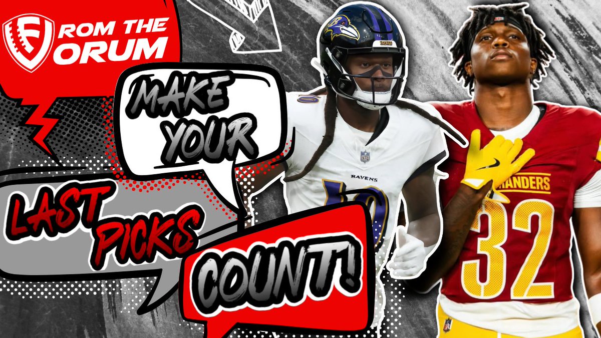 Fantasy Football Advice Network (@ffadvicenet) on Twitter photo ICYMI: <a href="/TylerBradleyCP/">Tyler Bradley</a> and <a href="/joefrk/">Joe Frick</a> were joined by diamond in the rough experts <a href="/bshells13/">Brendan Shelly</a> and <a href="/FF_DaMaddog/">FF_DaMaddog</a> as they mocked the second half of a 12-team PPR draft and disclosed all their favorite late night sleepers.
Check out the episode to crush your leagues! ICYMI: <a href="/TylerBradleyCP/">Tyler Bradley</a> and <a href="/joefrk/">Joe Frick</a> were joined by diamond in the rough experts <a href="/bshells13/">Brendan Shelly</a> and <a href="/FF_DaMaddog/">FF_DaMaddog</a> as they mocked the second half of a 12-team PPR draft and disclosed all their favorite late night sleepers.
Check out the episode to crush your leagues!