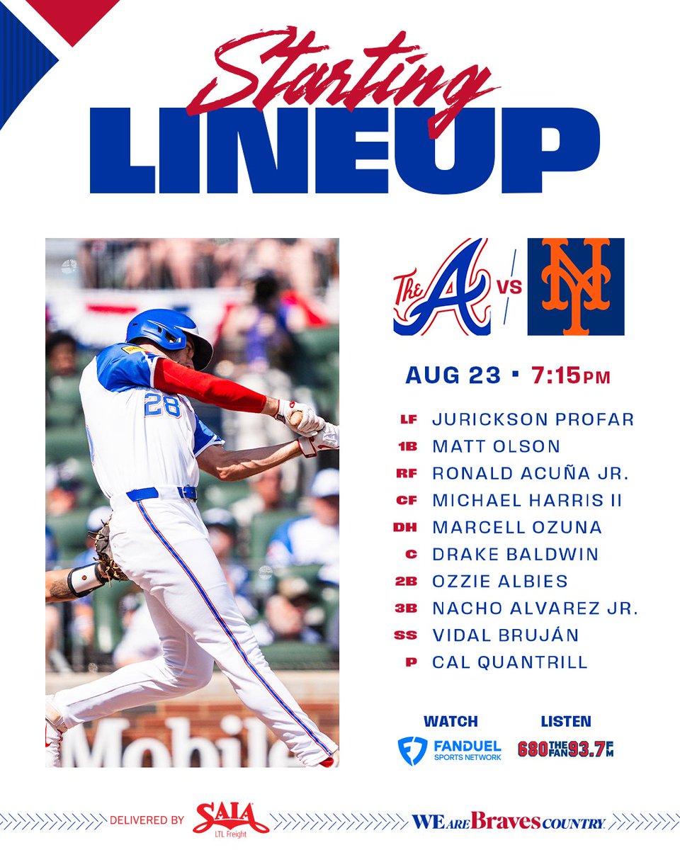 Braves's tweet image. Saturday squad ⤵️

#BravesCountry