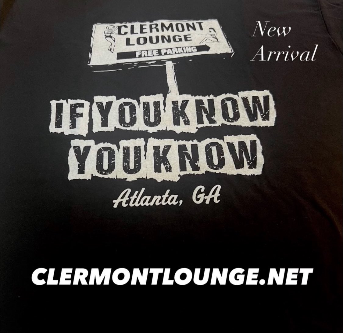 Visit clermontlounge.net to add our new shirt to your wardrobe!
