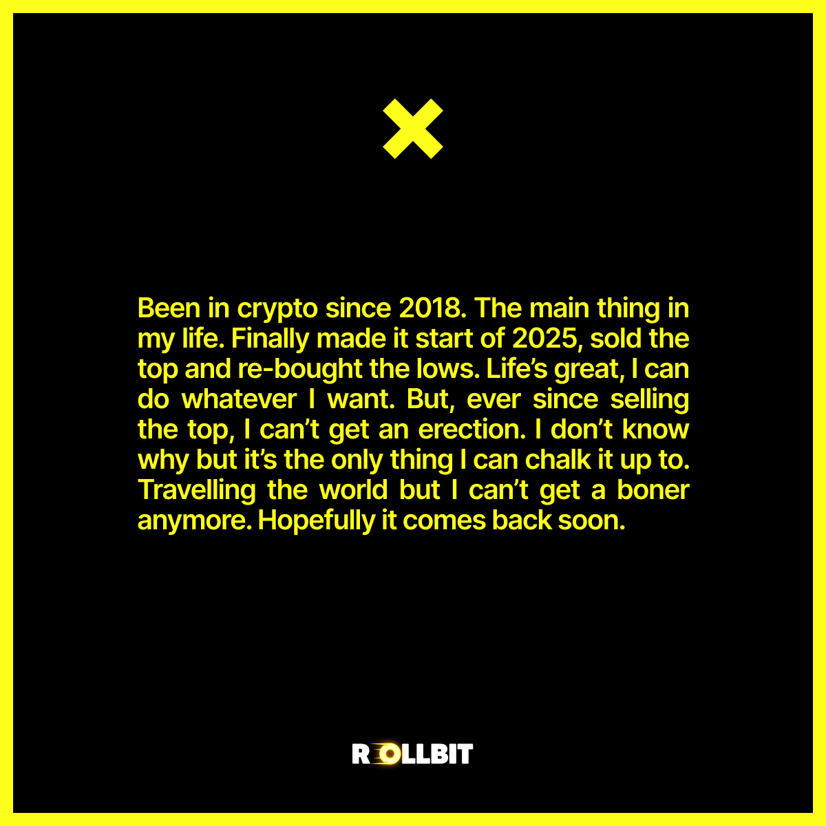 coinfessions's tweet image. Ever since selling the top, I can’t get an erection.