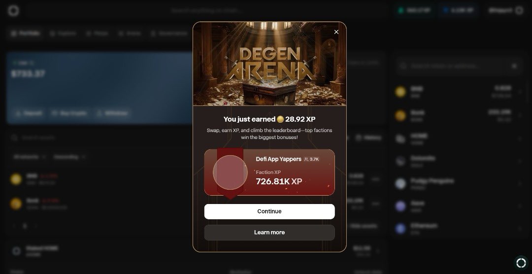 Jayne🧘♀️ (@0xjayn3) on Twitter photo Best route on <a href="/defidotapp/">Defi App 🎩</a> right now:
Swapping $BONK → $SOL only costs about $0.1 in fees
Still trying to find more so I will share.
Drop yours👇
The 100M $HOME is for yappers and onchain traders. Best route on <a href="/defidotapp/">Defi App 🎩</a> right now:
Swapping $BONK → $SOL only costs about $0.1 in fees
Still trying to find more so I will share.
Drop yours👇
The 100M $HOME is for yappers and onchain traders.