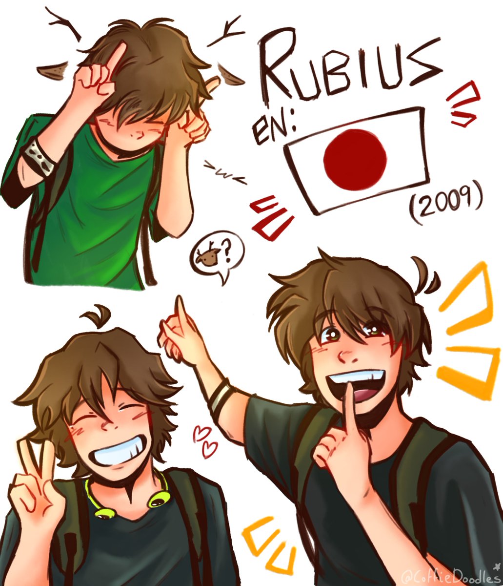 CoffieDoodles's tweet image. Algunas de mis fotos favoritas de rub en Japón :)
#rubiusfanart