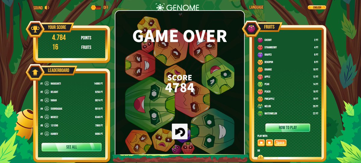 Just smashed my own record in Hex Hunt on <a href="/genome_protocol/">Genome</a>  🧩🔥

The rush is unreal, every move, every second counts, and the strategy gets more intense the deeper you go.

Genome keeps proving it’s not just about tokens, it’s about skill, focus, and the thrill of competing.