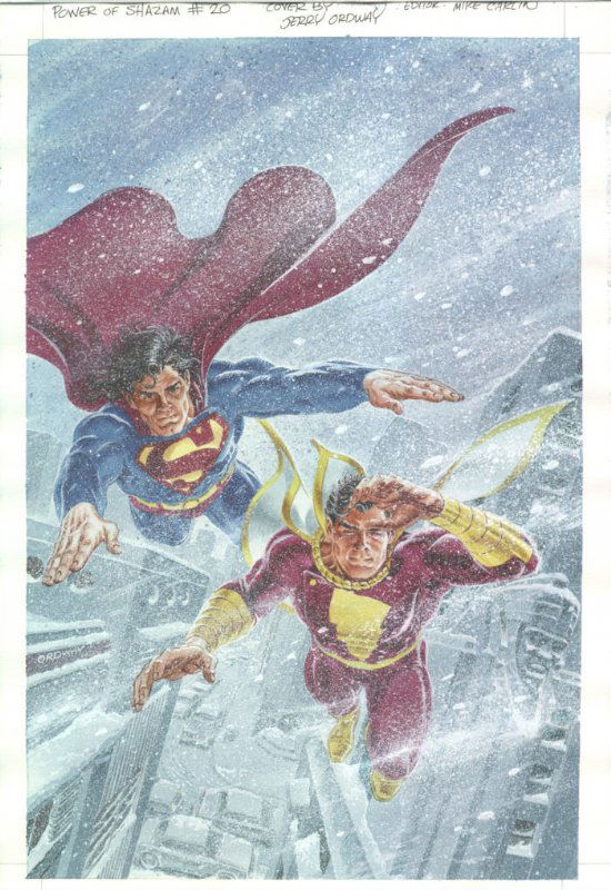iamluke85's tweet photo. #superman & #shzam artwork by #JerryOrdway https://t.co/QbpTLYPcHS