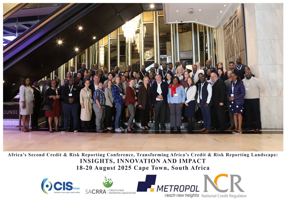Day 1 of the #ACRRC2025 was a phenomenal success! We were thrilled to welcome delegates, speakers, and partners Cape Town, South Africa for a day of transformative insights and networking. #CreditAndRisk #FinancialInnovation #DataForGood #FinancialInclusion #CISKenya #SACRRA #SA