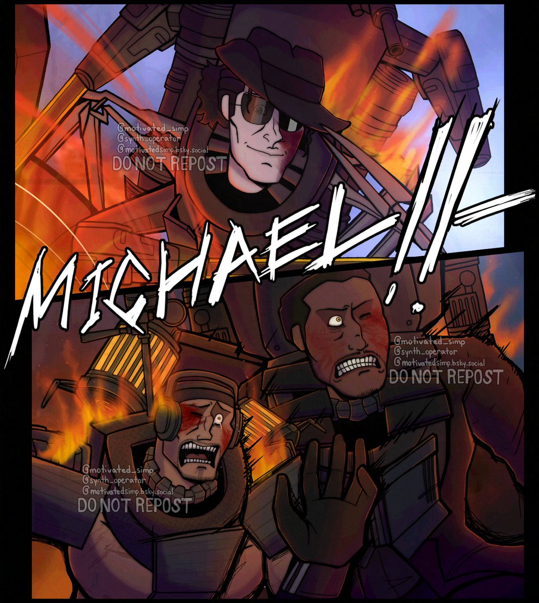 ["Well done, King." "Yeah! Good one, Mike!"] 

#SKIBIDITOILET #SkibidiToiletfanart