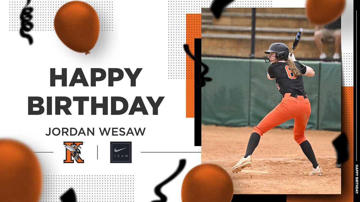 Happy birthday to Jordan Wesaw! Have a great day! 🐝🥎