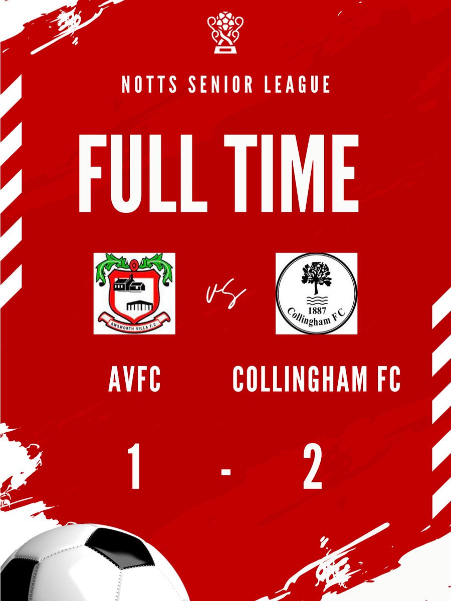 Defeat at home.

All the best to <a href="/CollinghamFC/">Collingham FC</a> 

⚽️ Liam Towle