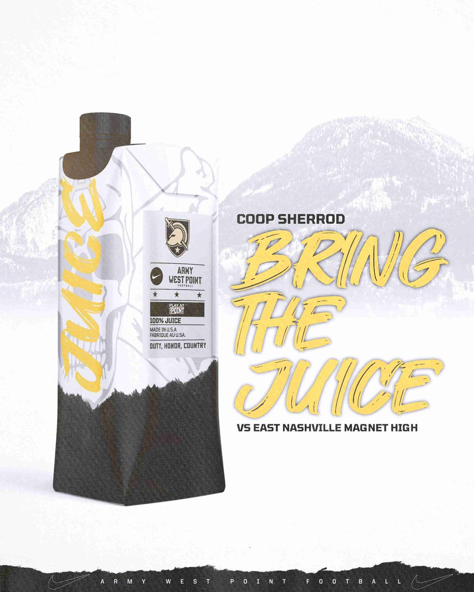 Game night!!!! Go Dragons! 

Thanks <a href="/CoachJeffMonken/">Jeff Monken</a> for the juice!
🏴‍☠️
<a href="/ArmyWP_Football/">Army Football</a> <a href="/ArmyFB_Recruit/">Army Football Recruiting</a> <a href="/MikeViti/">Mike Viti</a> <a href="/Coach_Burks/">Chandler Burks</a>