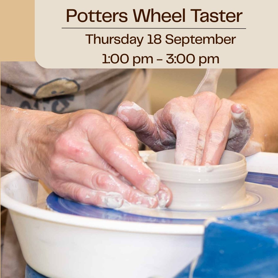 🗓️Thursday 18 September ⏰1pm-3pm

NEW taster insight into throwing on the potters wheel with experienced local potter Rupert Brakspear.

🥰 And if you loved your taster 👉 continue your journey with our 6-10-week courses! 😍

museumofroyalworcester.org/whats-on/potte…