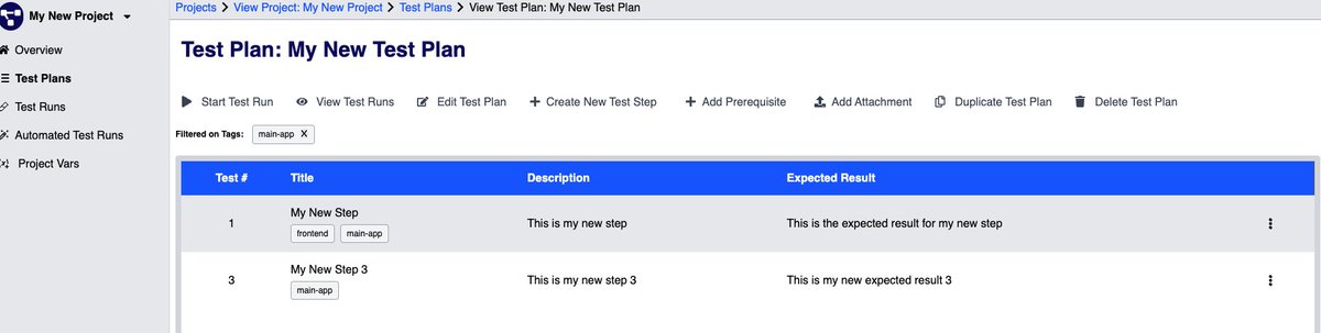 Chris Board (@chrisboard_) on Twitter photo You'll soon be able to add tags to a Test Plan/Test Run step on <a href="/TestTrackIO/">Test Track</a> so you can group and filter steps.
#buildinpublic You'll soon be able to add tags to a Test Plan/Test Run step on <a href="/TestTrackIO/">Test Track</a> so you can group and filter steps.
#buildinpublic