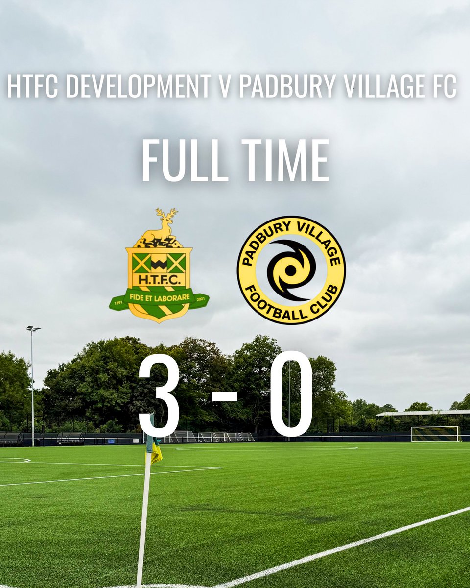 FULL TIME

The Development side make it three consecutive wins with a 3-0 victory.

A dominant display on the road and a clean sheet.

HTFC Development 3-0 Padbury Village

#OneTeamOneTown 🟡🟢🦌