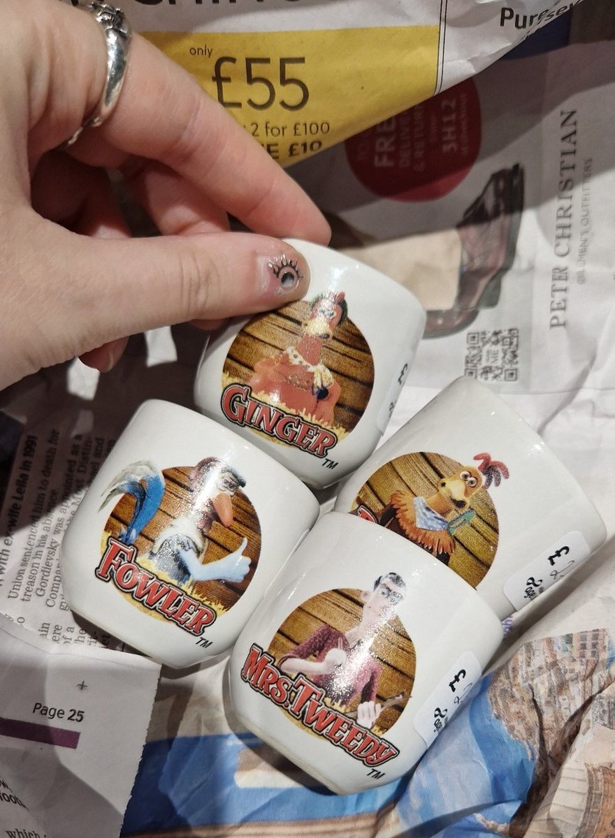 guys. look what i got at the charity shop today. this is huge for me