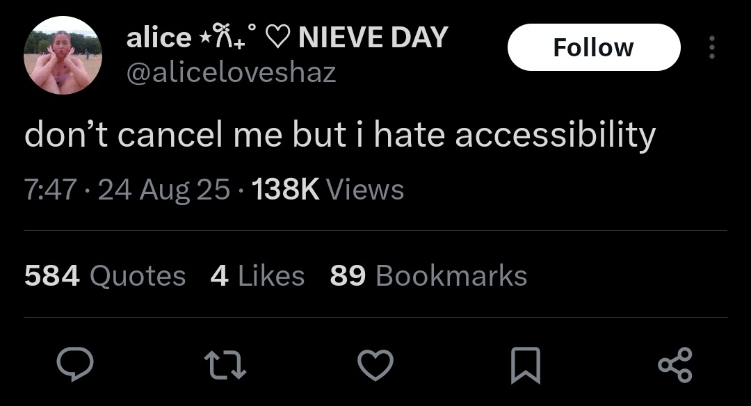 hamna ✪ TCOTD!!! (@punisheraches) on Twitter photo you can delete it but nobodys gonna forget what an evil ableist bitch you are <a href="/aliceloveshaz/">alice ⋆𐙚₊˚ ♡ NIEVE DAY</a> you can delete it but nobodys gonna forget what an evil ableist bitch you are <a href="/aliceloveshaz/">alice ⋆𐙚₊˚ ♡ NIEVE DAY</a>