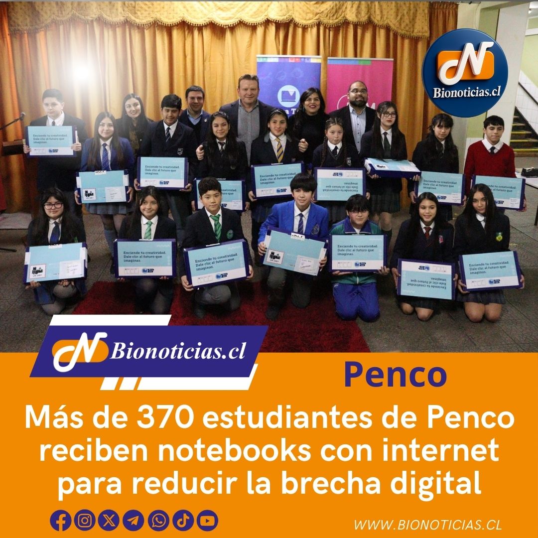 CHANDIAFER's tweet image. Más de 370 estudiantes de Penco reciben notebooks con internet para reducir la brecha digital
bionoticias.cl/mas-de-370-est… 
#BrechaDigital #EducaciónConectada #Penco #Junaeb #TecnologíaEducativa #AprendizajeDigital