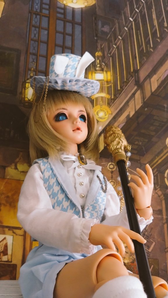 『おはようございます』
（村アイも好きですが光彩線無しのサイドアイも人形みがあって好き。タン肌の幼天使とか出て欲しかったなぁ、向日葵とか朝顔とかなにかこう……子天使タン肌とか来ないだろうか……さてお仕事に参ります。）
#ふーみつメイク　#あのめ童話劇場　#SDM20番