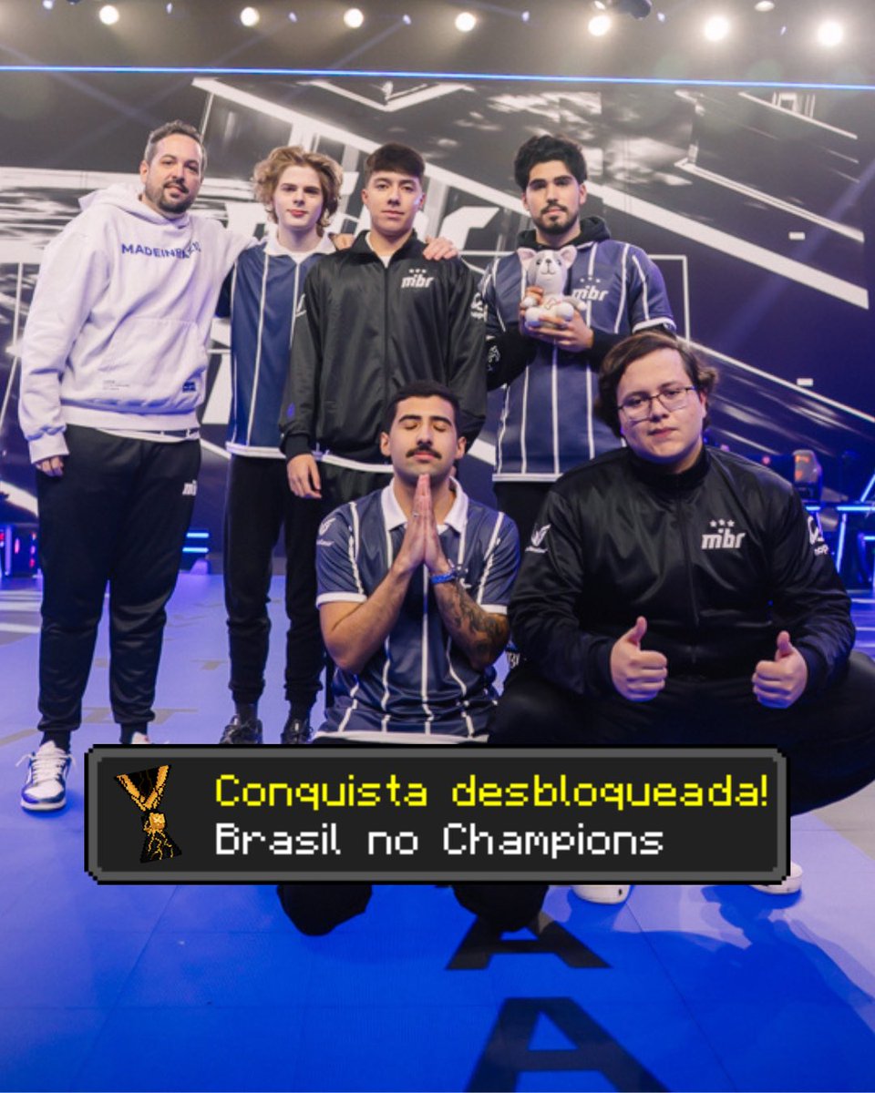 SOMOS BRASIL NO CHAMPIONS! 🇧🇷