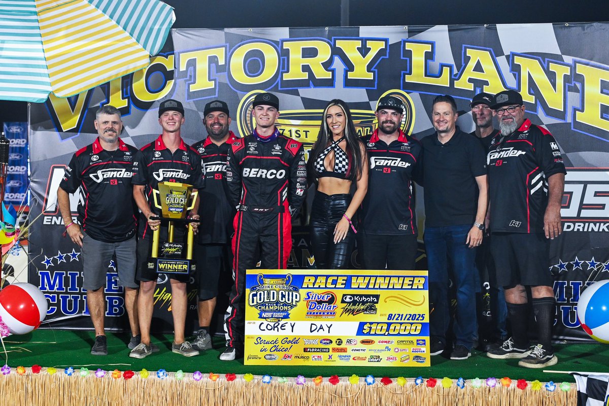 Sander Engineering Weekly Winners Circle Roundup:

🏆 Mason Wright &amp; Modern Racing / Elite Motosports 
🏆 Blaine Cory &amp; Ridgecrest Racing 
🏆 Carson Macedo &amp; Jason Johnson Racing 
🏆 Corey Day &amp; Jason Meyers Racing