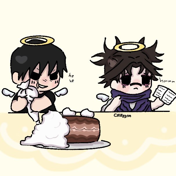 chik33nn's tweet image. #TojiWeek2025 #tojichoso • Demon/Angel • cooking together •