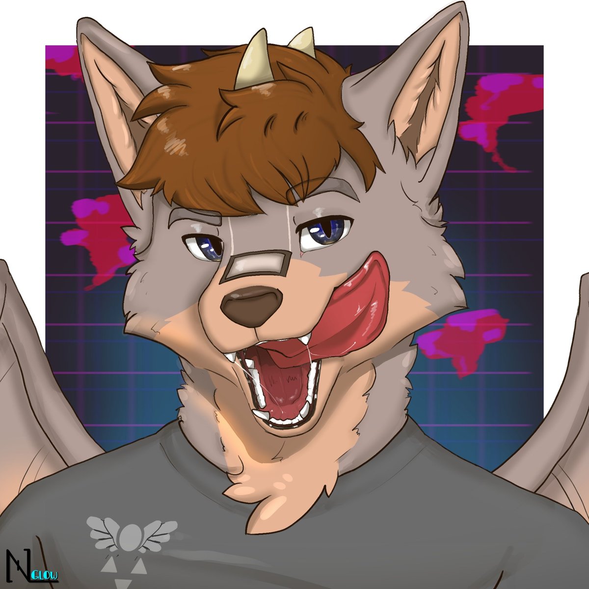 Done Commission for Dynamo on DC 🐺🐉