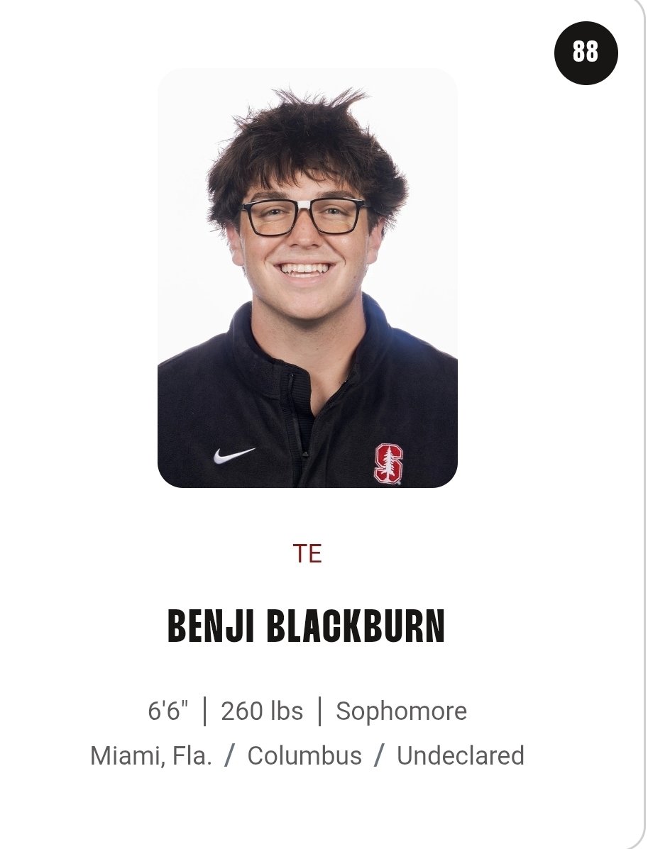 PNW1122's tweet image. I cannot be the first person to notice this about @StanfordFball Tight Ends??!!! What the??? #NerdNation for sure