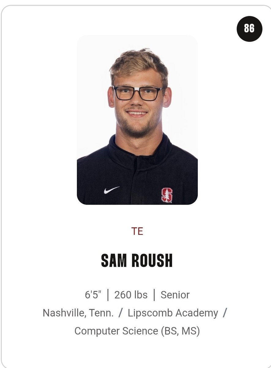 PNW1122's tweet image. I cannot be the first person to notice this about @StanfordFball Tight Ends??!!! What the??? #NerdNation for sure