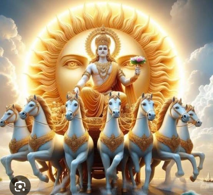 सभी मित्रों को सुप्रभात 🙏

"ॐ सूर्याय नमः", "ॐ घृणि सूर्याय नमः", "ॐ ह्रीं ह्रीं सूर्याय नमः", "ॐ ह्रीं घृणिः सूर्य आदित्यः क्लीं ॐ"

सूर्यदेव भगवान की जय हो 🚩
राधे राधे 🚩
जय श्री राम 🚩
नमः पार्वती पतये, हर हर महादेव 🚩