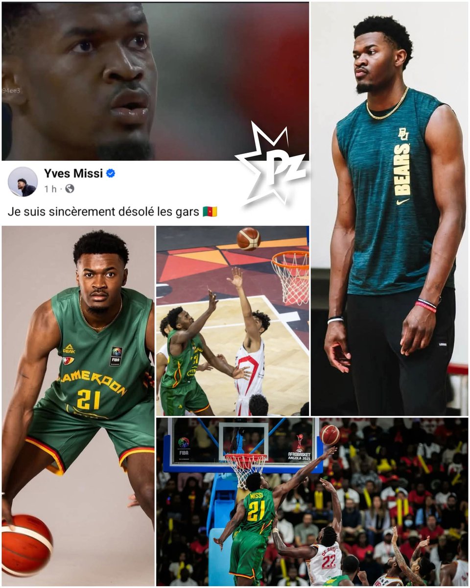 Merciiiiiiiiiiiiiiiiiii infiniment Yves, tu as fait rêver tout un pays qui pensait jusque là que seul le Foot pouvait donner L'AVC !
Merci à toute la Team 🏀🇨🇲
Votre Hemlè et votre talent ont touché nos cœurs 
Vous êtes nos nouveaux héros 💪🏾✨
#Afrobasket #afrobasket2025