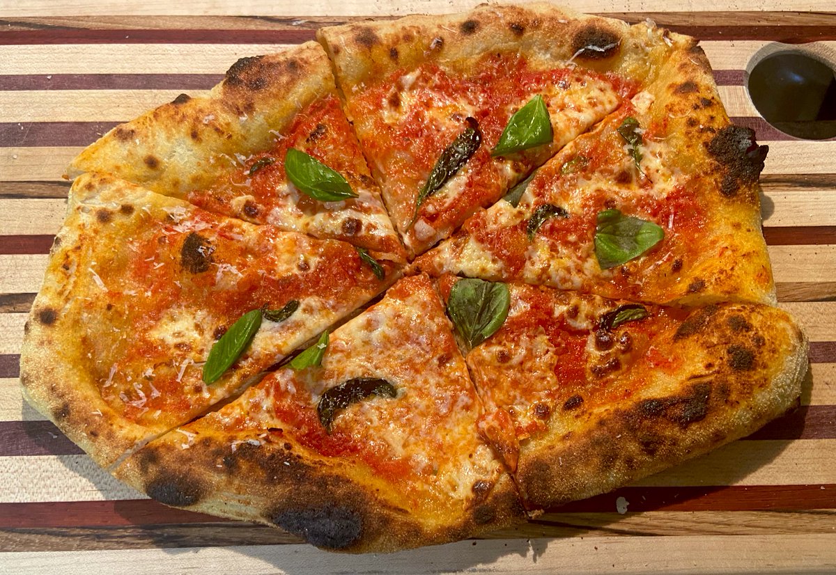 First pizza in the new oven was a success!