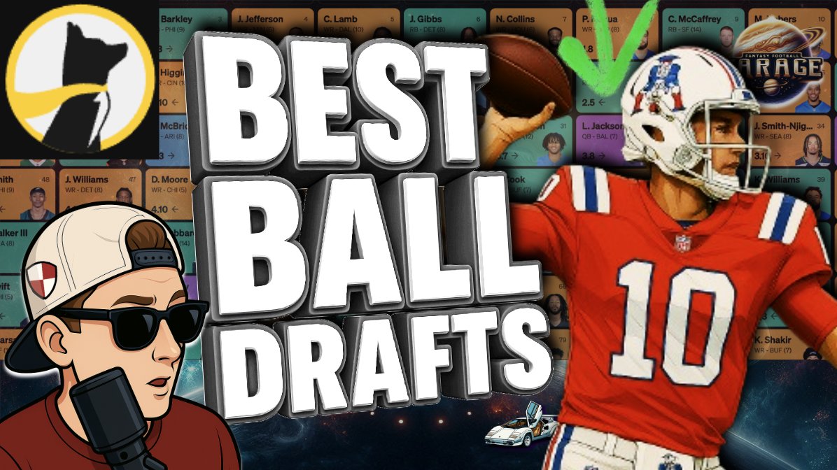10:30pm et join me for live best ball drafts! Link below!